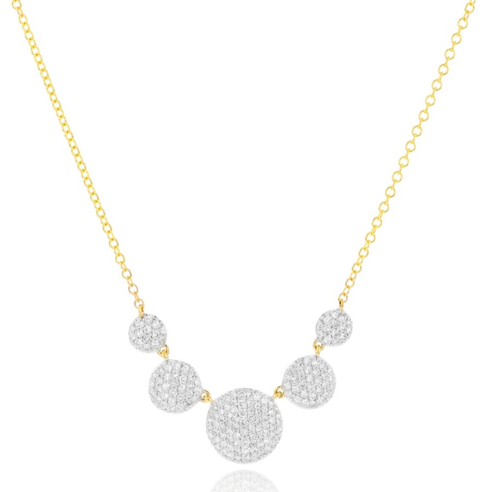 14k Gold Diamond Necklace - Phillips house infinity station